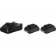 BOSCH GBA 2 x 4 Ah Pro Core 18 V + GAL 18V-40 uzlādes bloks